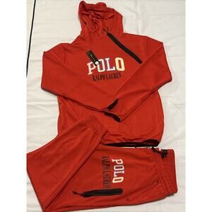 Polo Sweatsuit/Tracksuit Unisex Large - Red